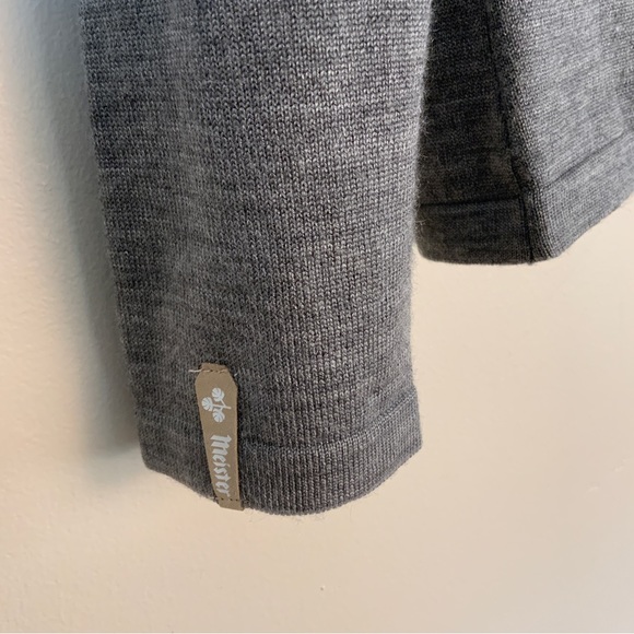 Meister Noel Snowflake Crew Neck Sweater Twig Gray NWT - Picture 11 of 16